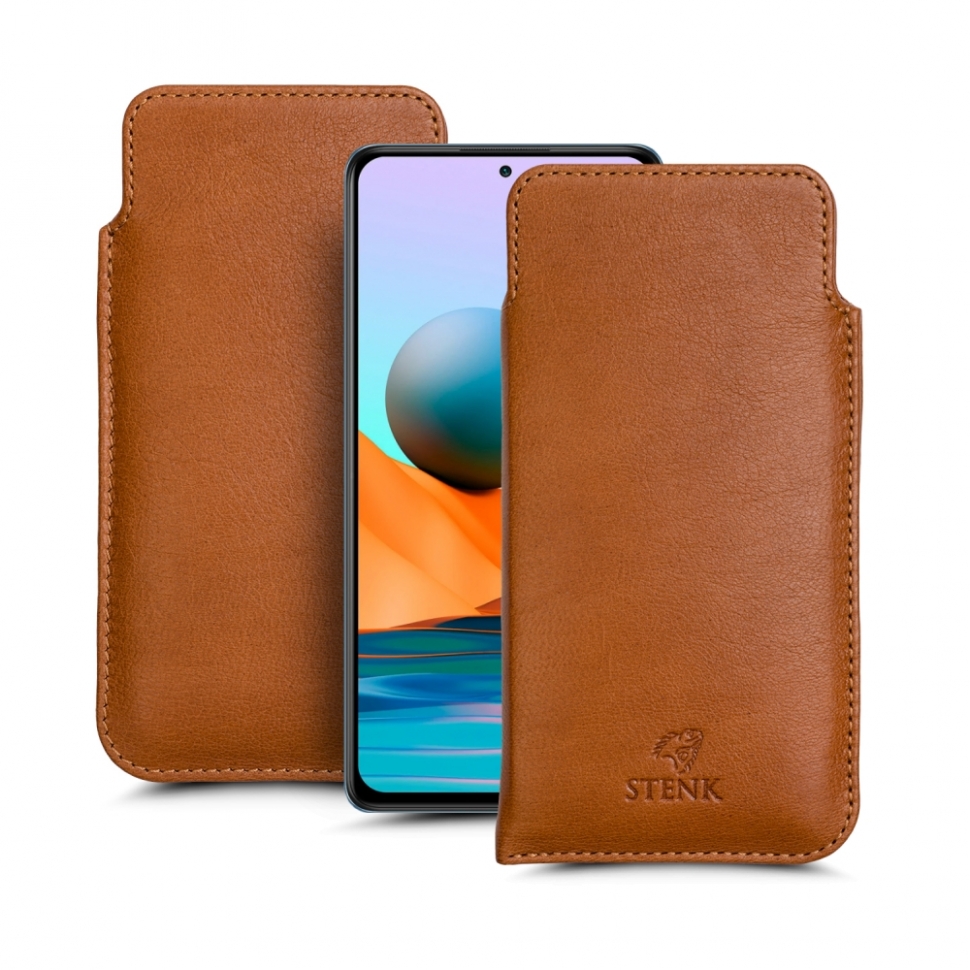 

Футляр Stenk Elegance для Xiaomi Redmi Note 10 Pro Camel