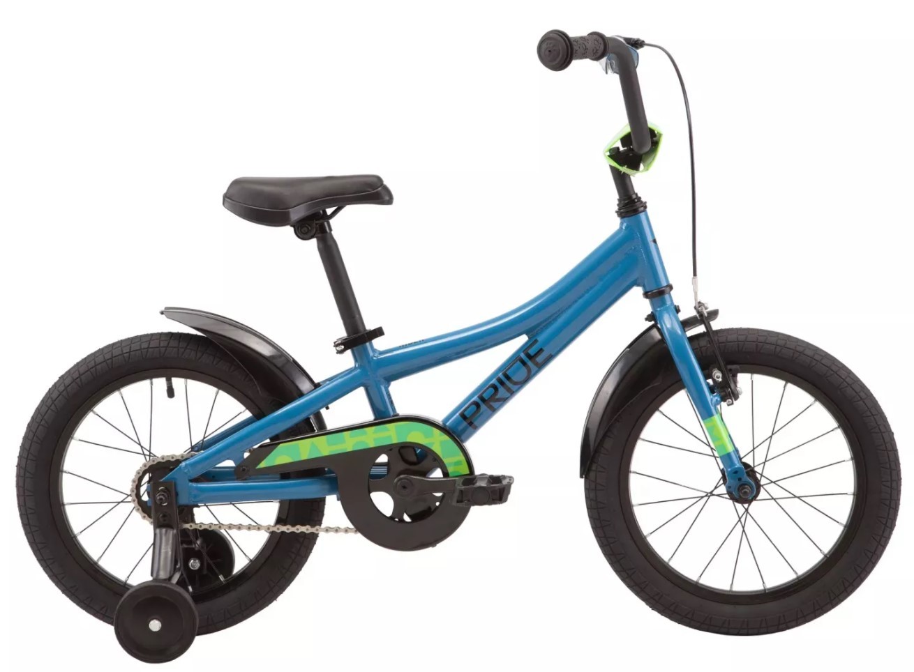 

Детский велосипед 16" Pride RIDER 16 2021 (Синий)