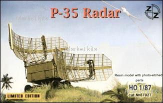 

ZZ87027 P-35 Soviet radar vehicle 1:87 ZZ MODELL (ZZ87027)