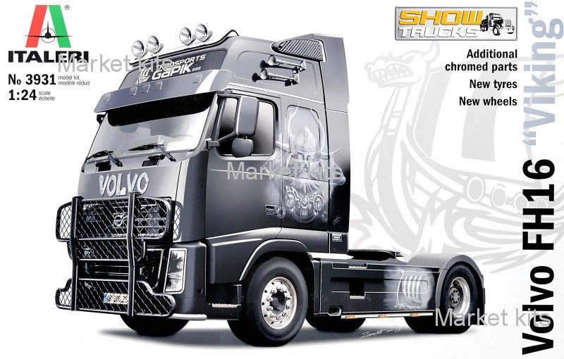

Тягач Volvo FH-16 XXL "Viking" 1:24 ITALERI (IT3931)