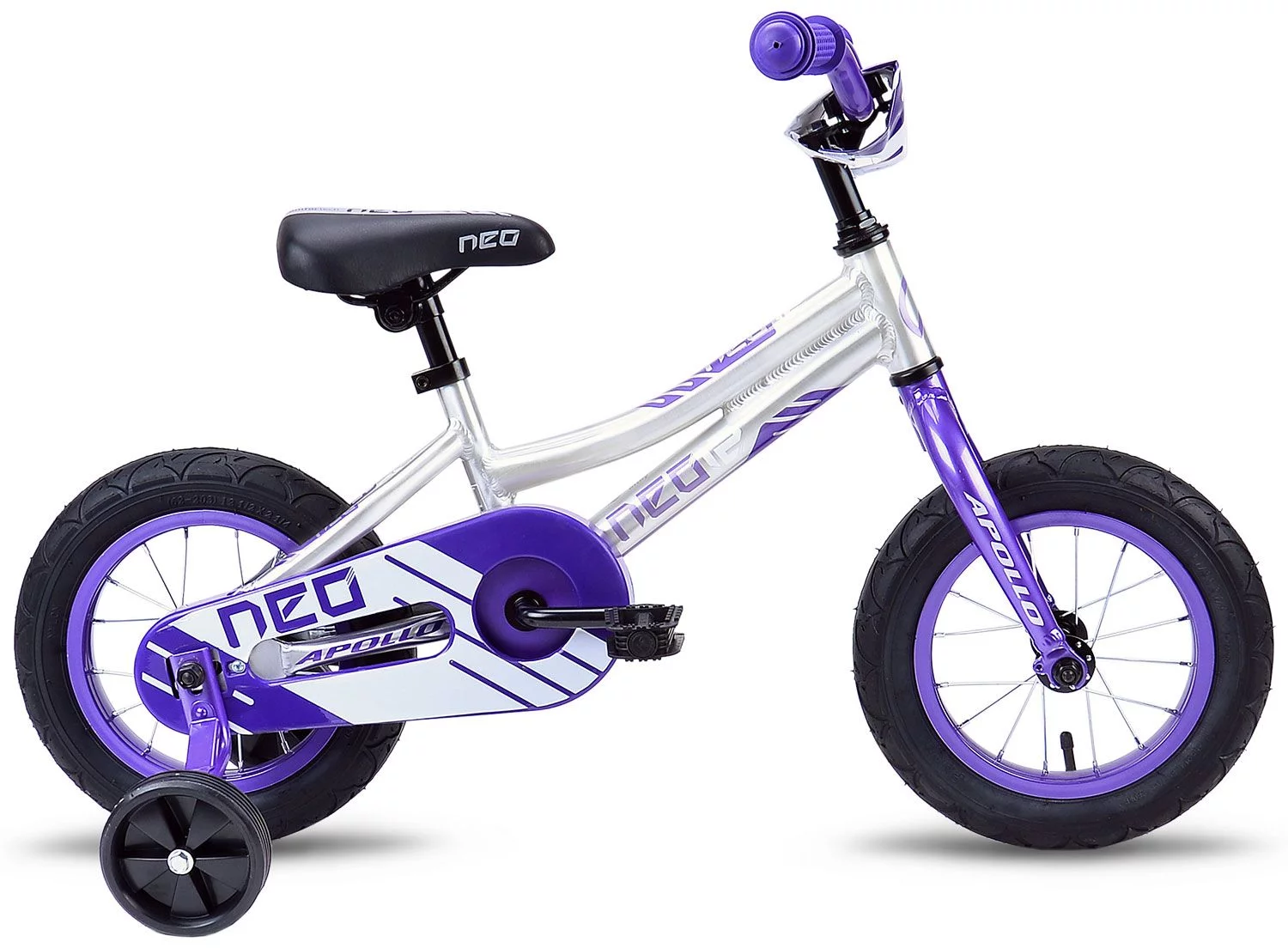 

Детский велосипед 12 дюймов Apollo NEO для девочки (Белый)