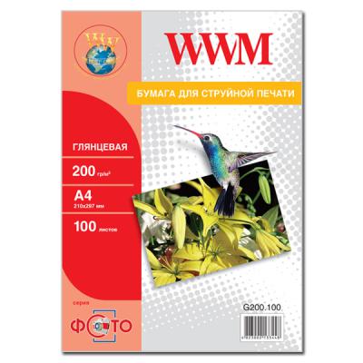 

Бумага WWM A4 (G200.100)