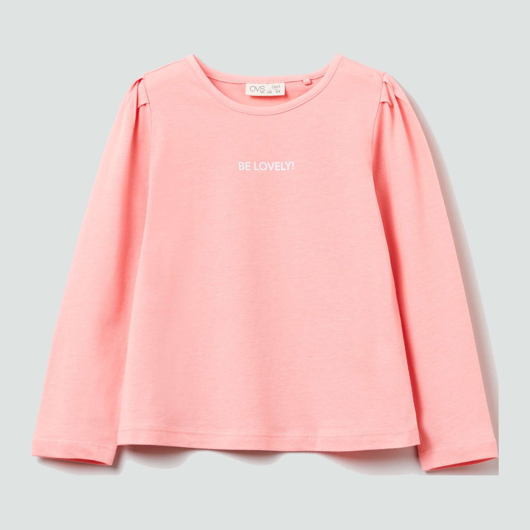 

Футболка с длинными рукавами OVS 1280224 104 см Pink