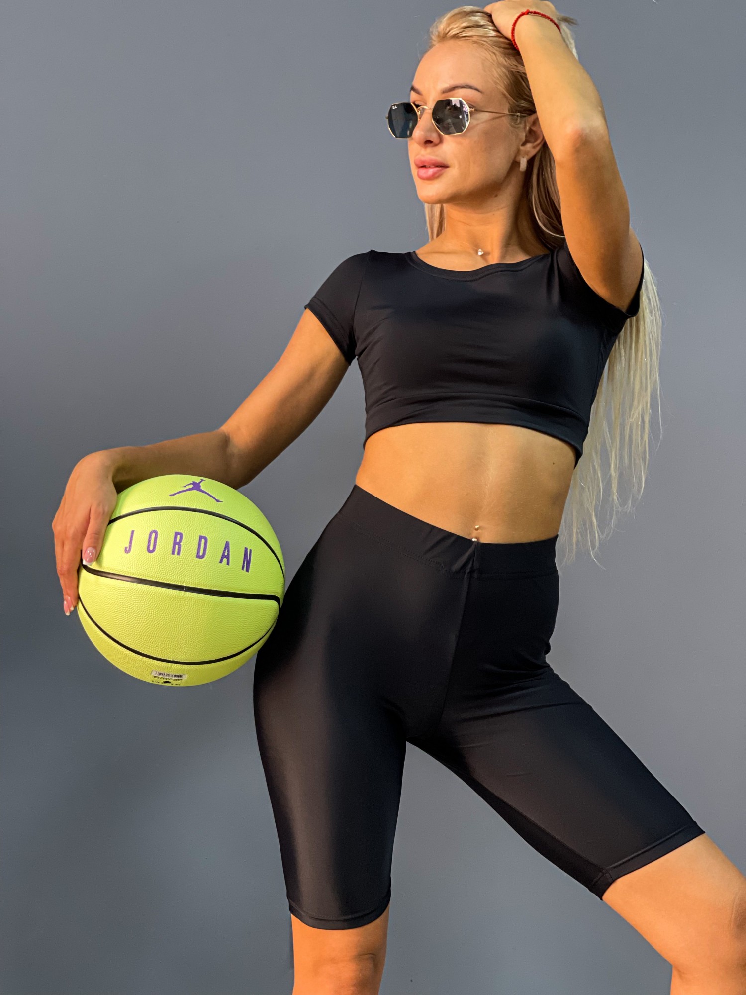 

Комплект топ на манжете с велосипедками Бифлекс XXS Черный (bb0402-100/bb0201-100)