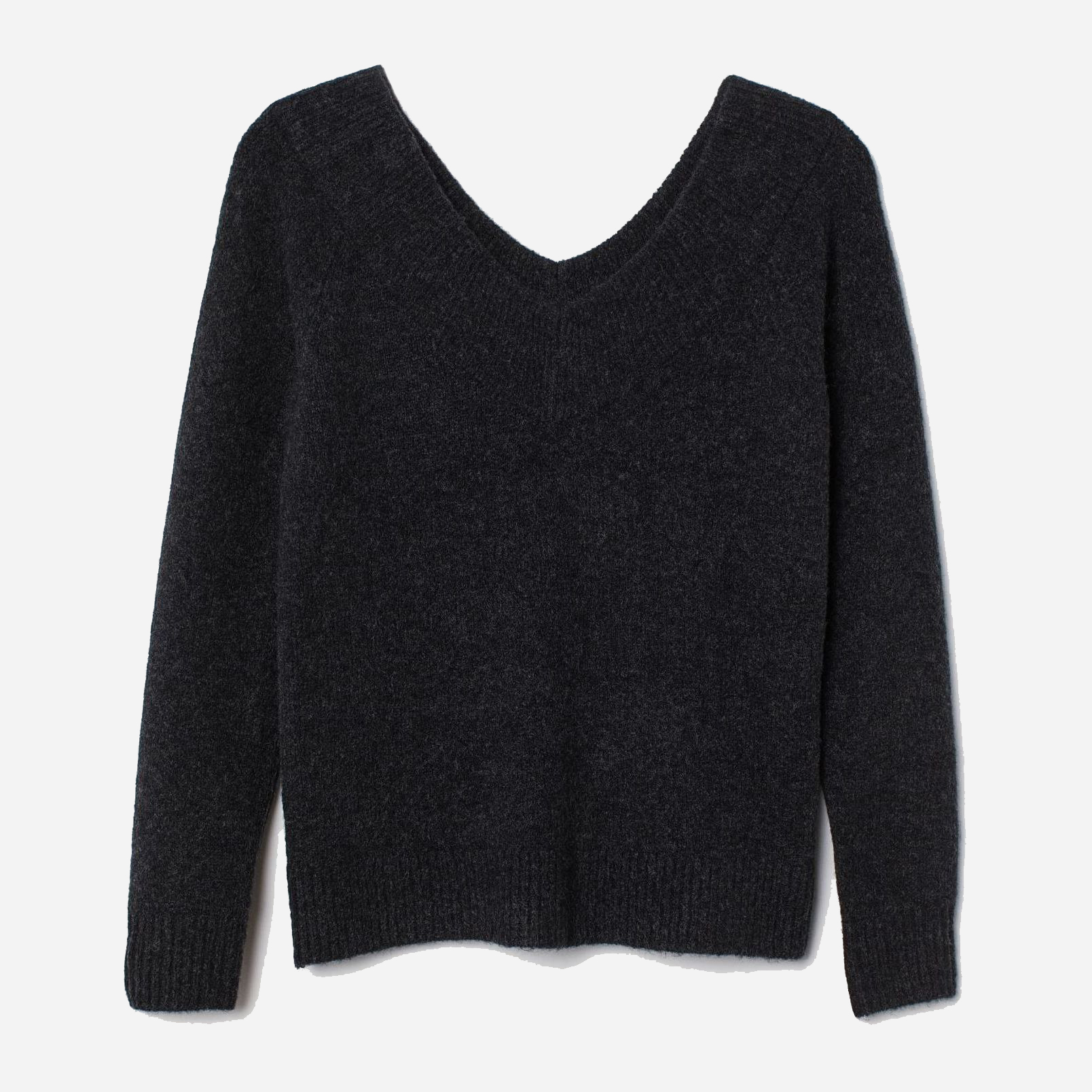 

Пуловер H&M 7148269RP6  Темно-серый меланж, Пуловер H&M 7148269RP6 S Темно-серый меланж