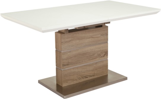 

Обеденный стол GT К-6101 140-180х80х76 см White/Cappucino (К-6101 (140-180*80*76) White/Cappucino)