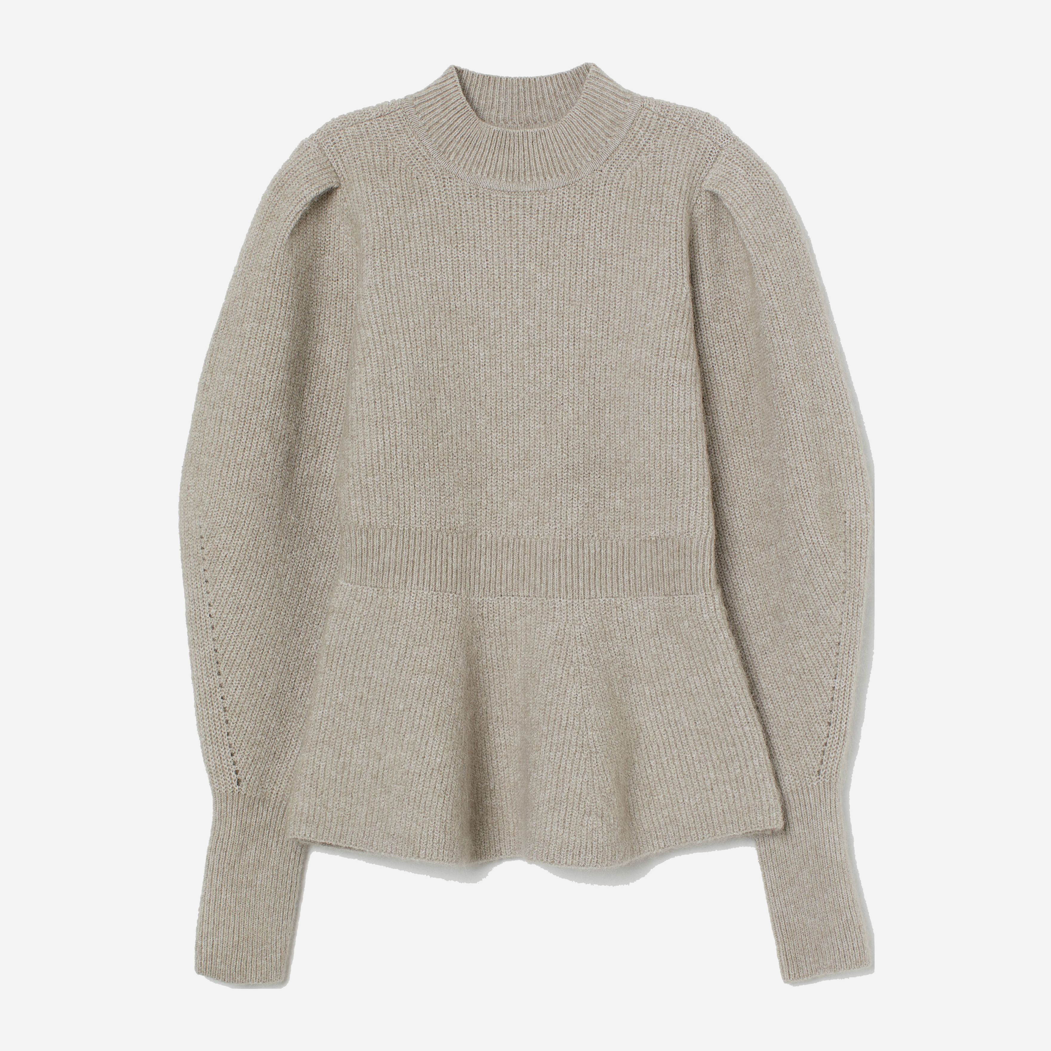 

Джемпер H&M 8149620wt L Серый с бежевым