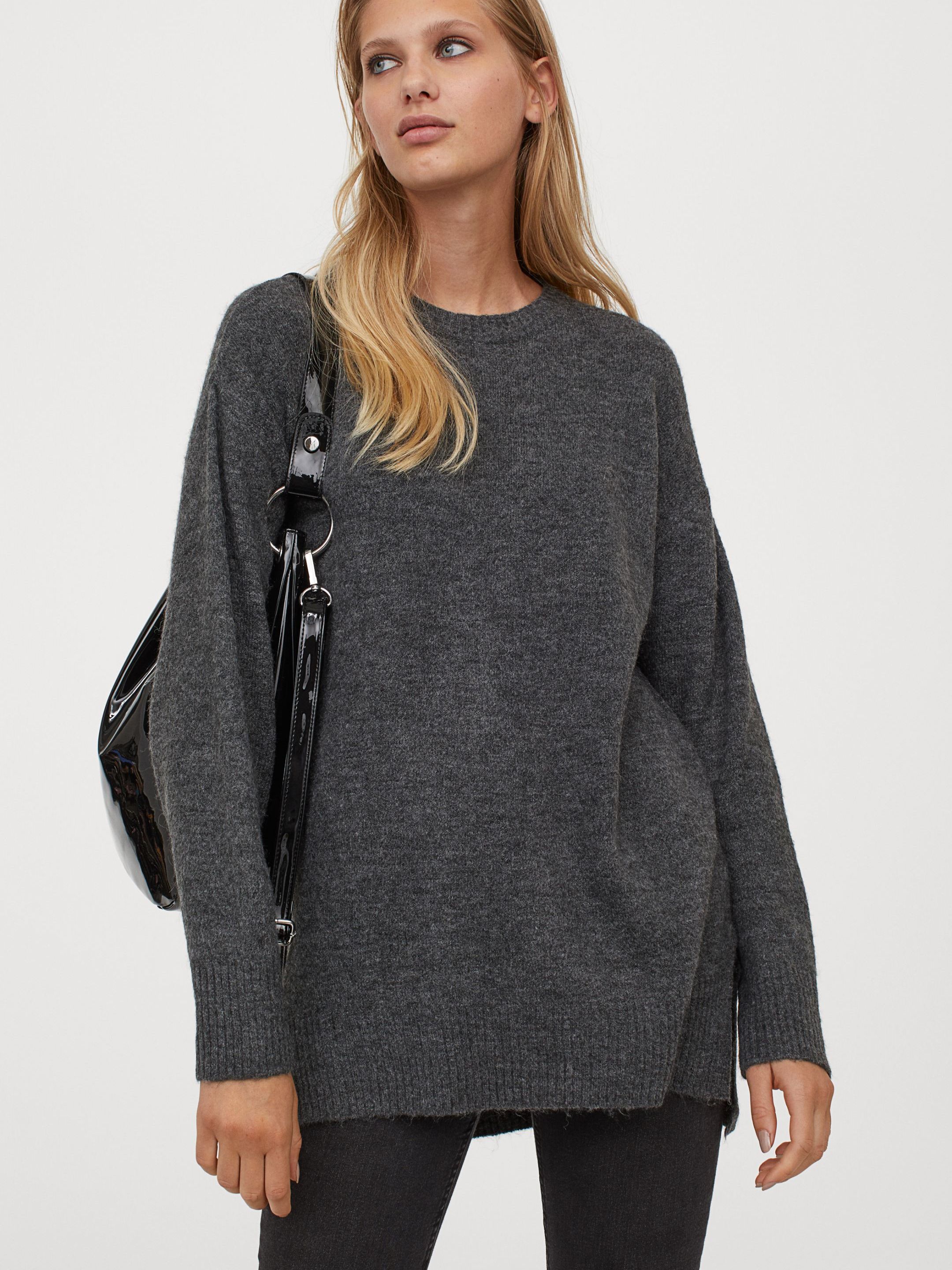 

Джемпер H&M 8204280wt S Темно-серый меланж