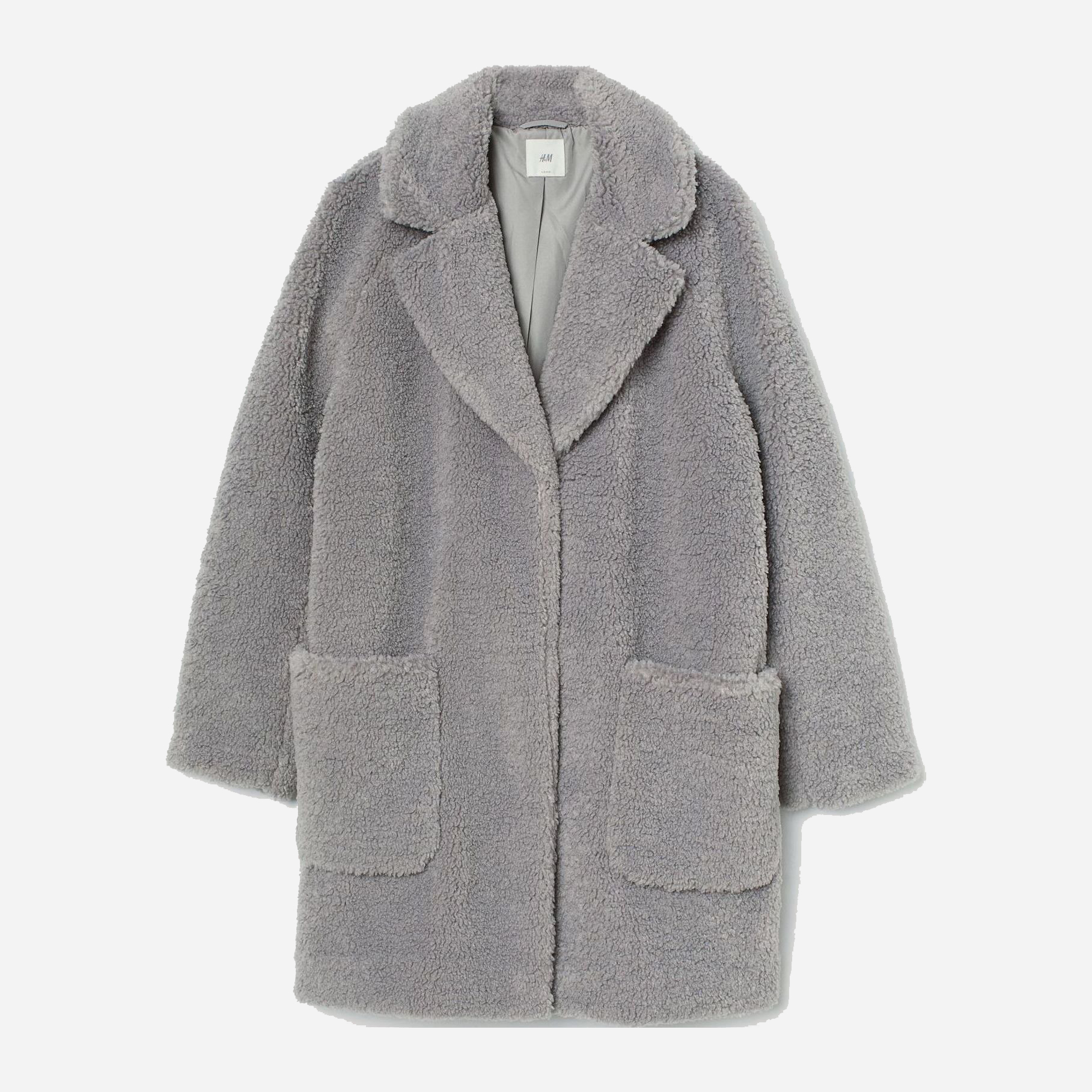 

Полушубок H&M 8844652wtr  Серый, Полушубок H&M 8844652wtr L Серый