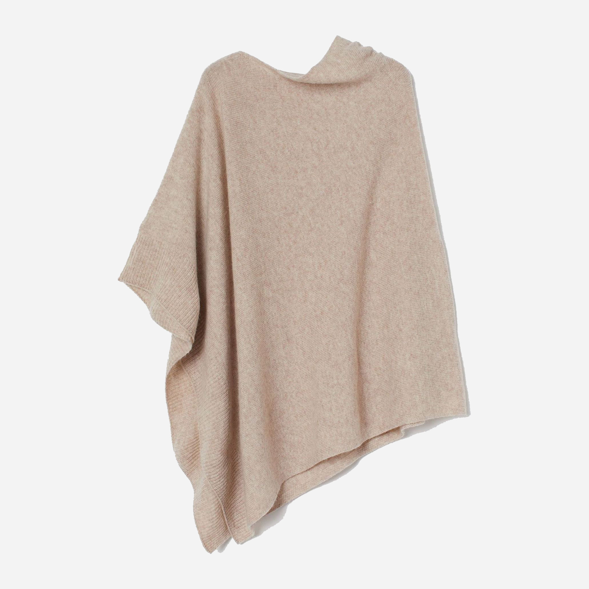 

Пончо H&M 8874572wtt One Size Светло-бежевое