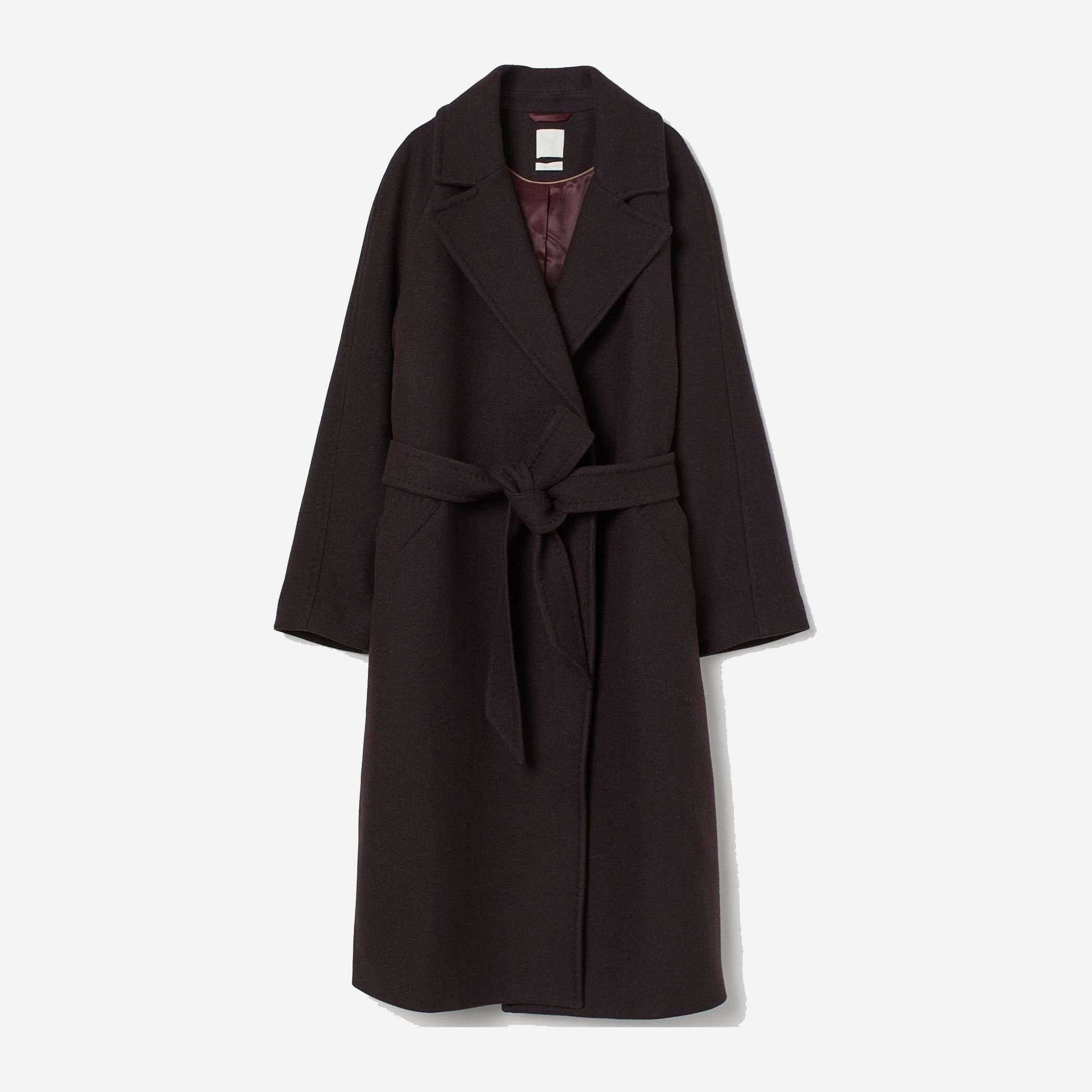 

Пальто H& 8970892wtr  Темно-сливовое, Пальто H&M 8970892wtr M Темно-сливовое