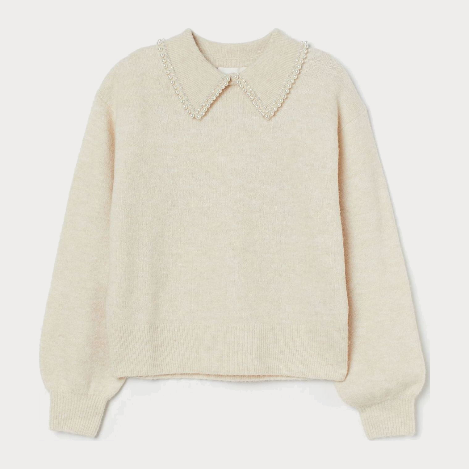 

Джемпер H&M 9340392wtr S Светло-бежевый