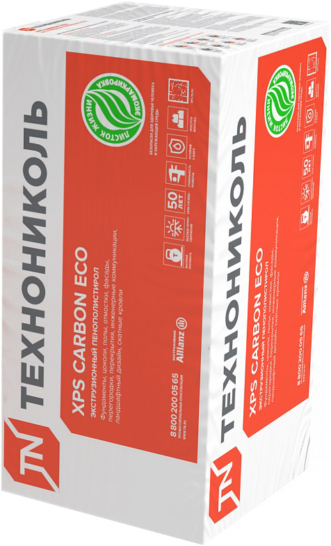 

Плиты пенопластовые ТехноНИКОЛЬ Carbon Eco 1180х580х40 мм 10 шт (IG600246)