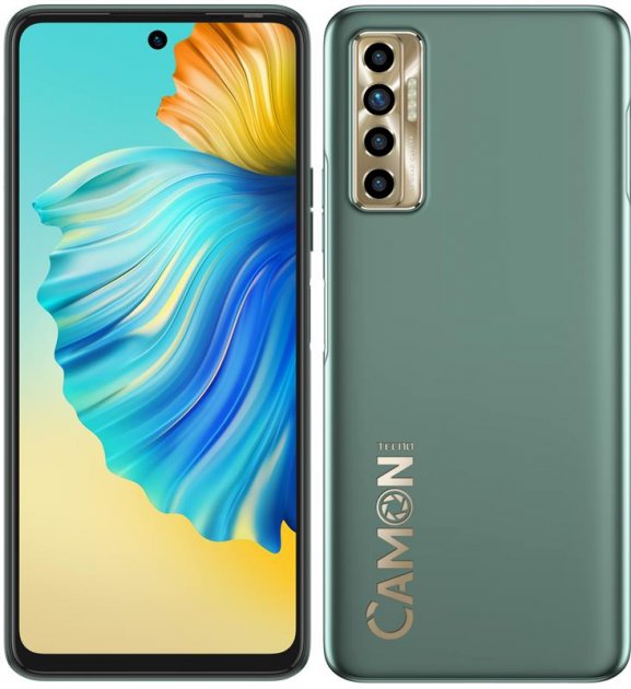 

Смартфон Tecno Camon 17P (CG7n) 6/128GB Dual Sim Spruce Green