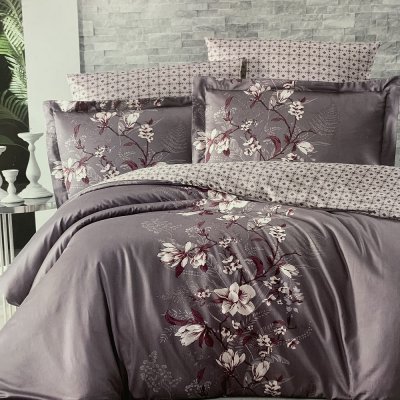 

Евро постельное белье Cotton Satin Lines Style - Evan Lilac