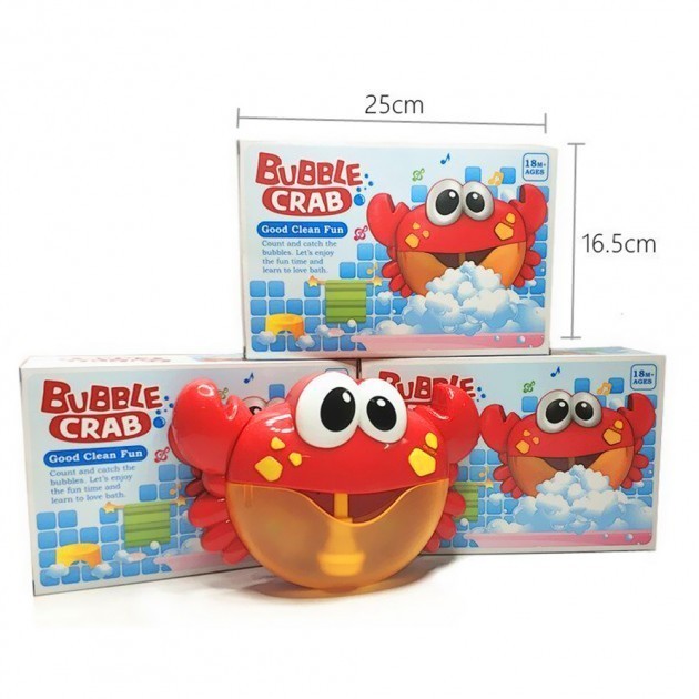 

Игрушка для ванной Музыкальный краб Bubble Crab пускает пузыри