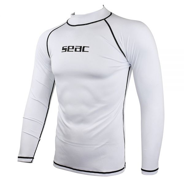 

Реглан солнцезащитный Seac Rash Guard T-Sun мужской (бело-чёрный) L (1550015MW/L)