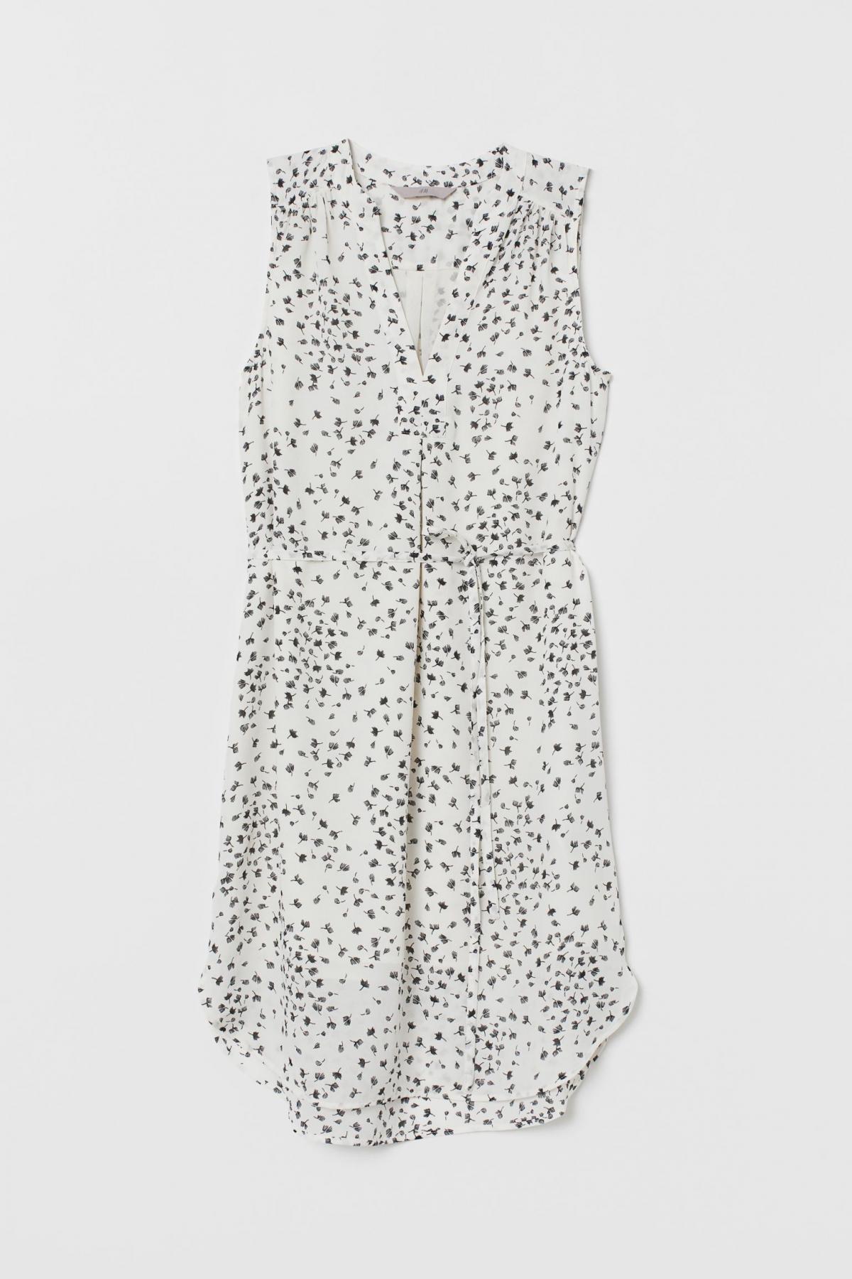 

Платье из крепа H&M 36 Белое