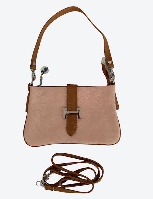 

Клатч Italian Bags 3361_cipria_cuoio Кожаный Розовый