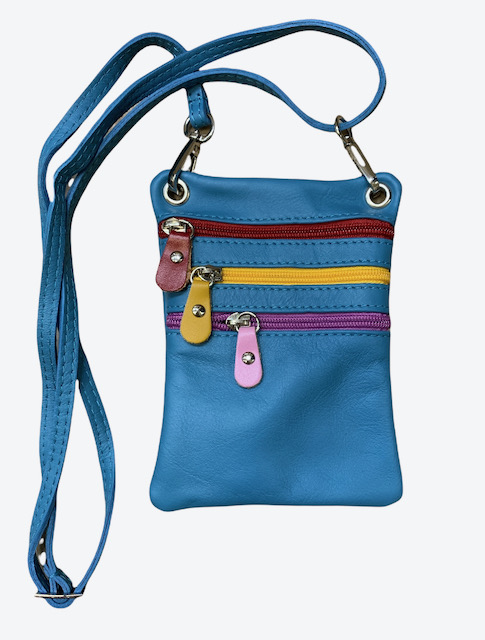 

Клатч Italian Bags 3362_light_blue Кожаный Синий