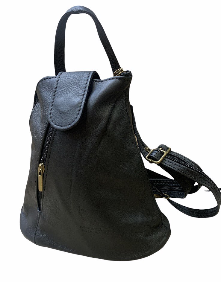 

Рюкзак Italian Bags 3358_black Кожаный Черный