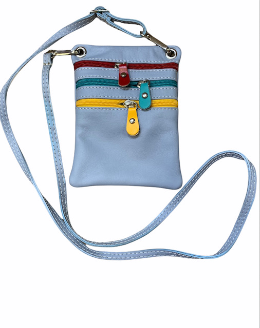 

Клатч Italian Bags 3362_sky Кожаный Синий