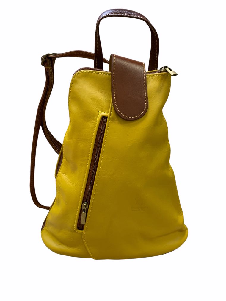 

Рюкзак Italian Bags 3357_yellow_brown Кожаный Коричневый