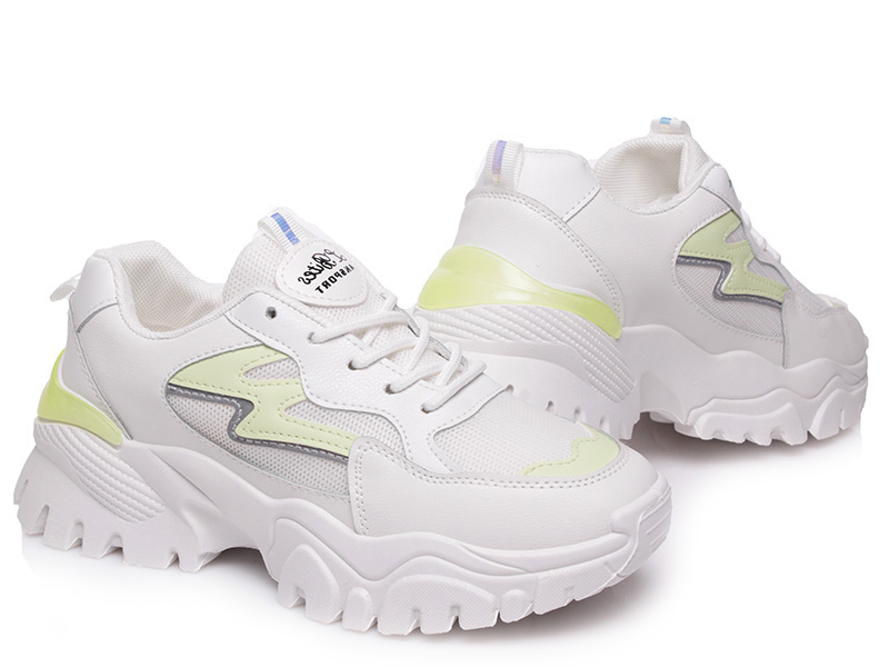 

Женские кроссовки деми Prime A-1 WHITE-GREEN-ds Белый р.36