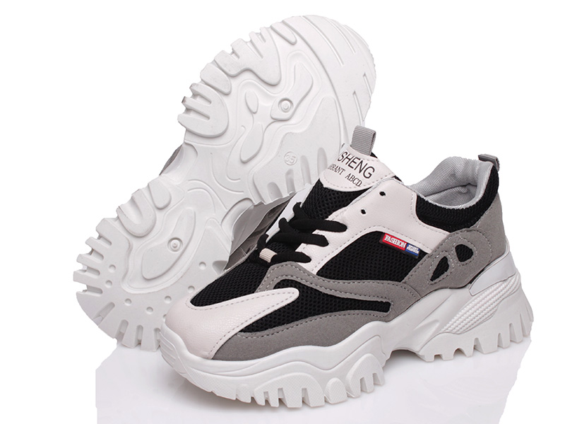 

Женские кроссовки деми Prime A06 WHITE-BALCK(36-39) Серый р.39