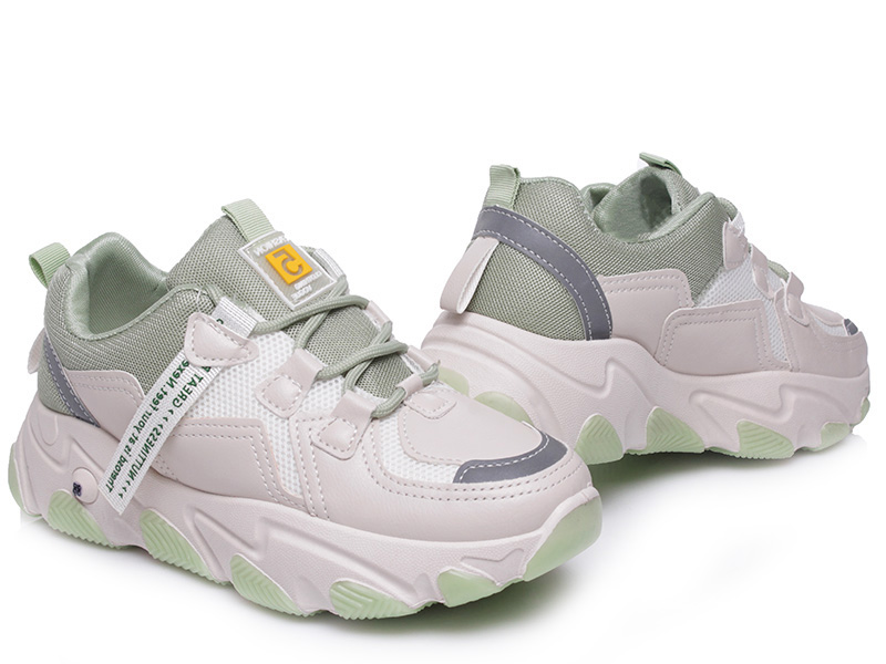 

Женские кроссовки деми Prime 2003 WHITE-GREEN-d Белый р.39