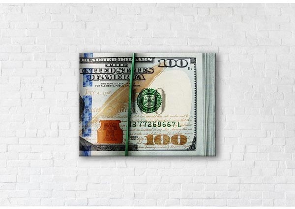 

Картина на холсте IBR Bundle of Money 90x120 см