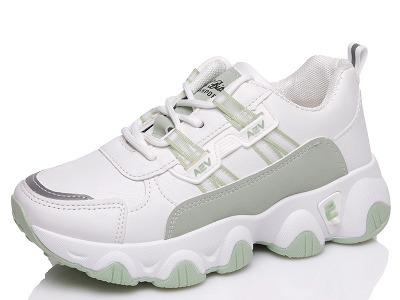 

Женские кроссовки деми Prime B25 WHITE-GREEN(36-39) Белый р.38