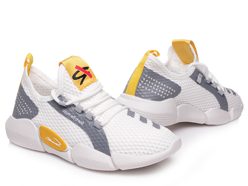 

Мужские кроссовки деми Prime F59 WHITE-YELLOW-d Белый р.40