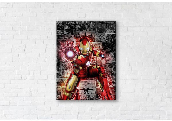 

Картина на холсте IBR Iron Man 110x145 см