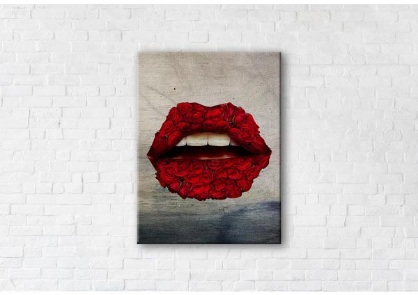 

Картина на холсте IBR Rose Lips 110x145 см