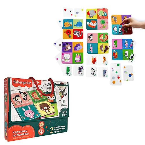 

Игра "Картинки-половинки" Vladi Toys (VT2100-09) Viga Toys (VT2100-09)