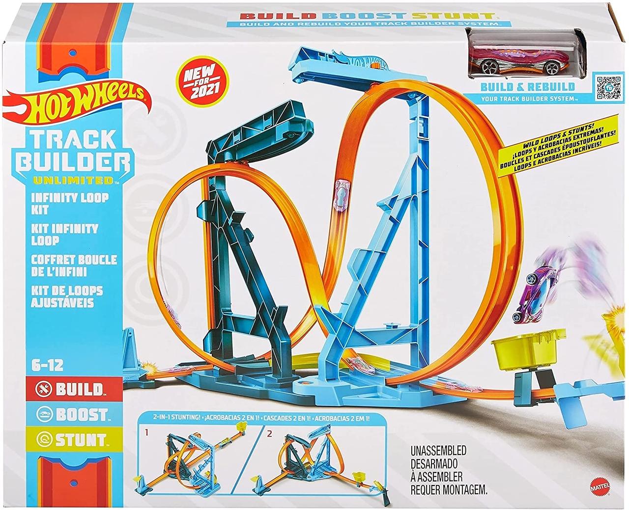 

Трек Hot Wheels Бесконечная петля Track Builder Unlimited Infinity Loop Kit