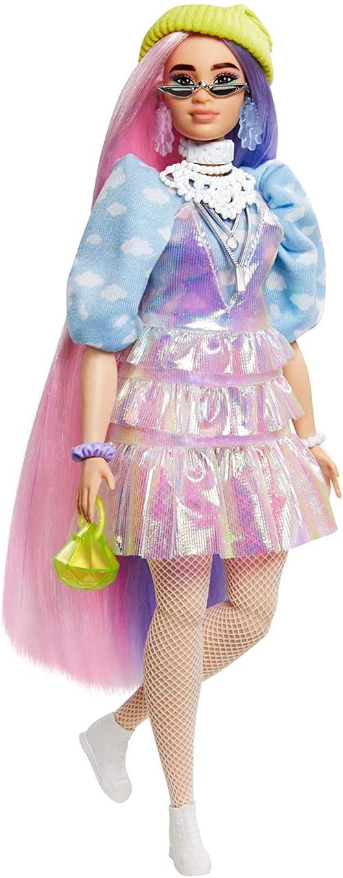 

Кукла Barbie Серия Экстра Азиатка сияющий лук № 2 (GVR05)