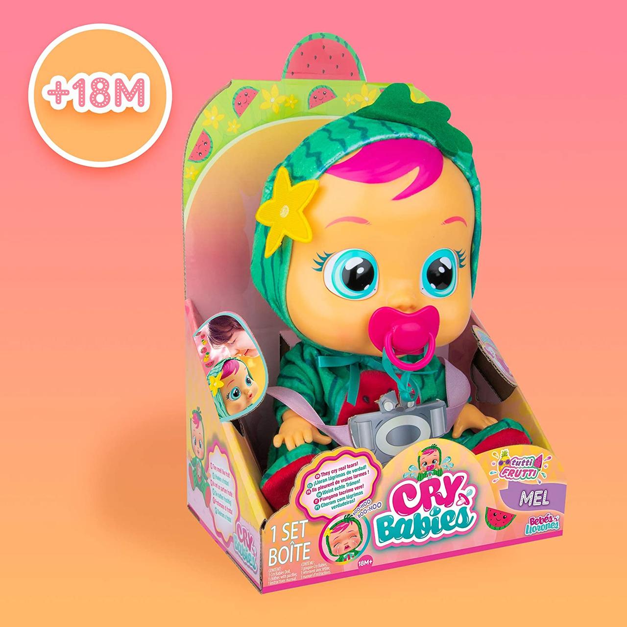 

Интерактивная кукла Cry Babies серия Tutti Frutti Mel The Watermelon