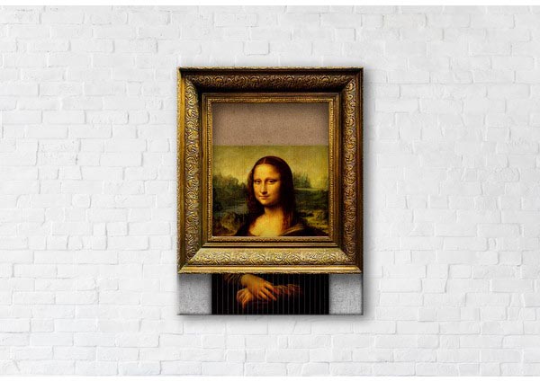 

Картина на холсте IBR Banksy Lisa 45x60 см