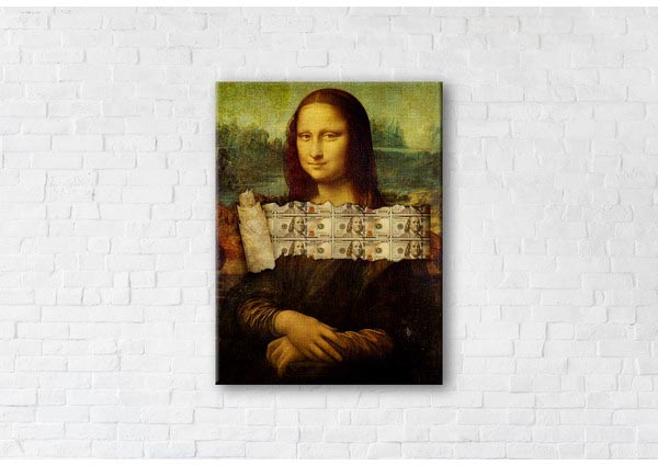 

Картина на холсте IBR Money Lisa 50x65 см