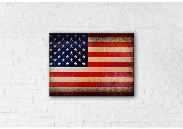 

Картина на холсте IBR USA Grunge 110x145 см