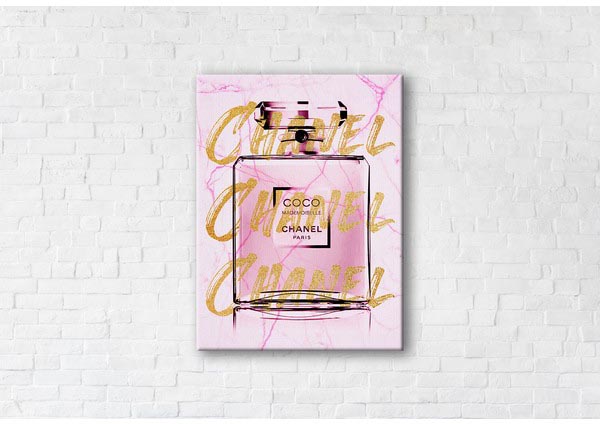 

Картина на холсте IBR Coco Mademoiselle Gold 45x60 см