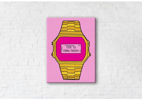 

Картина на холсте IBR Time to make Money (Rose) 50x65 см