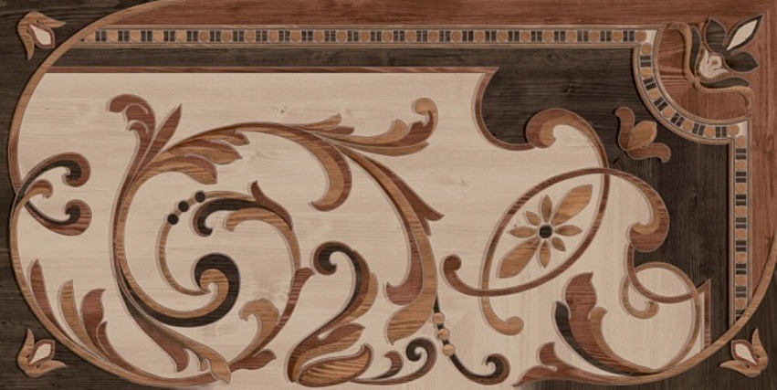 

Керамогранит KERAMA MARAZZI Гранд Вуд декорированный правый обрезной
