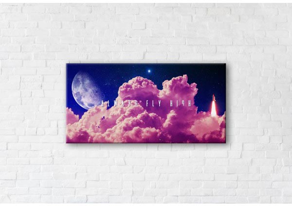 

Картина на холсте IBR Always Fly High 90x180 см