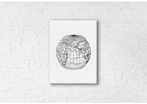 

Картина на холсте IBR The Globe 90x120 см