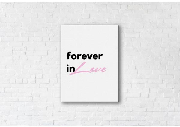 

Картина на холсте IBR Forever In Love 50x65 см