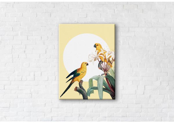 

Картина на холсте IBR Parrots 110x145 см