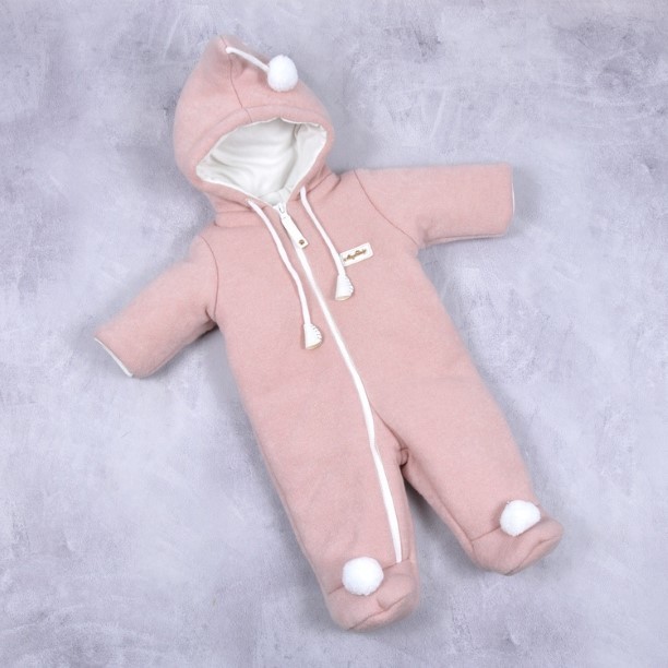 

Демисезонный комбинезон вязаный MagBaby Гномик,74см(6-9мес.),розовый